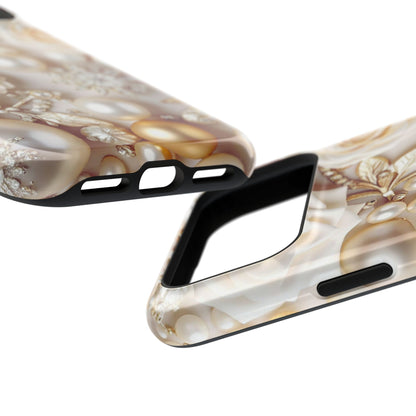 Impact-Resistant Phone Case – Ivory Opulence