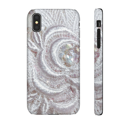 Snap Phone Case – Lace Veil