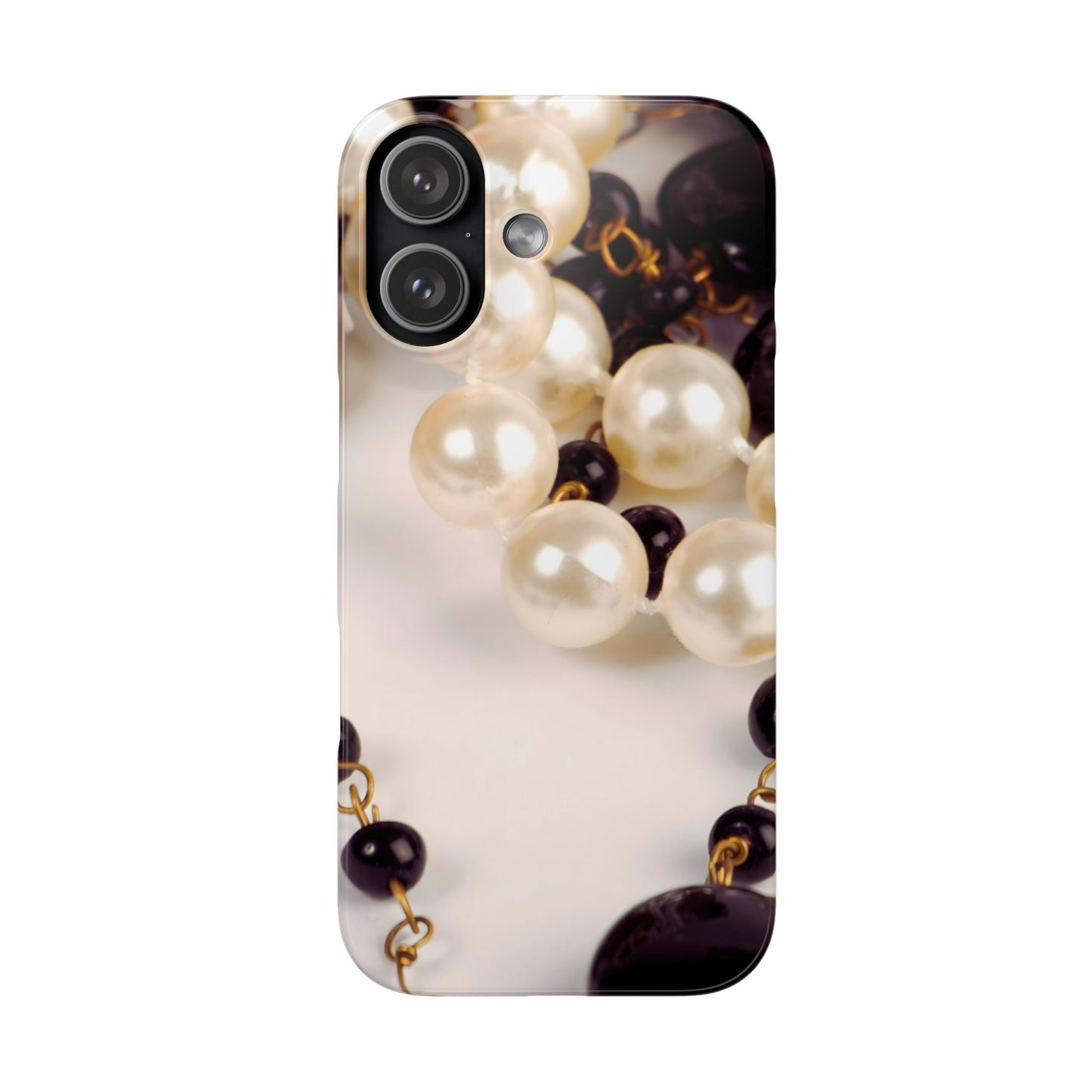 Snap Phone Case – Noir Pearl