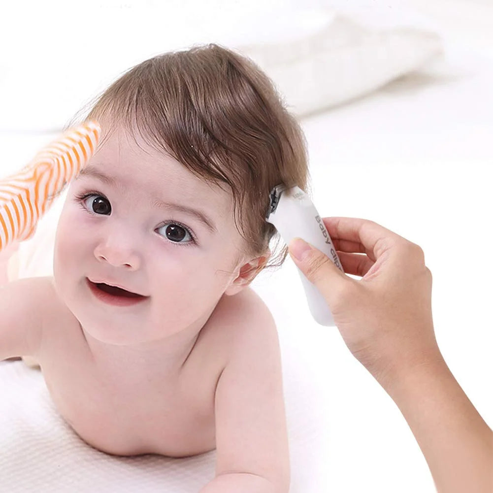 Baby Hair Clippers KM-1319 Mini Portable Electric Baby Hair Trimmer USB Rechargeable Hair Clipper Kids Hair Cutting Quiet Infant Household Shaver