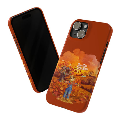 Slim Phone Case – Sweater Weather – Compatible with iPhone 11–17 Series