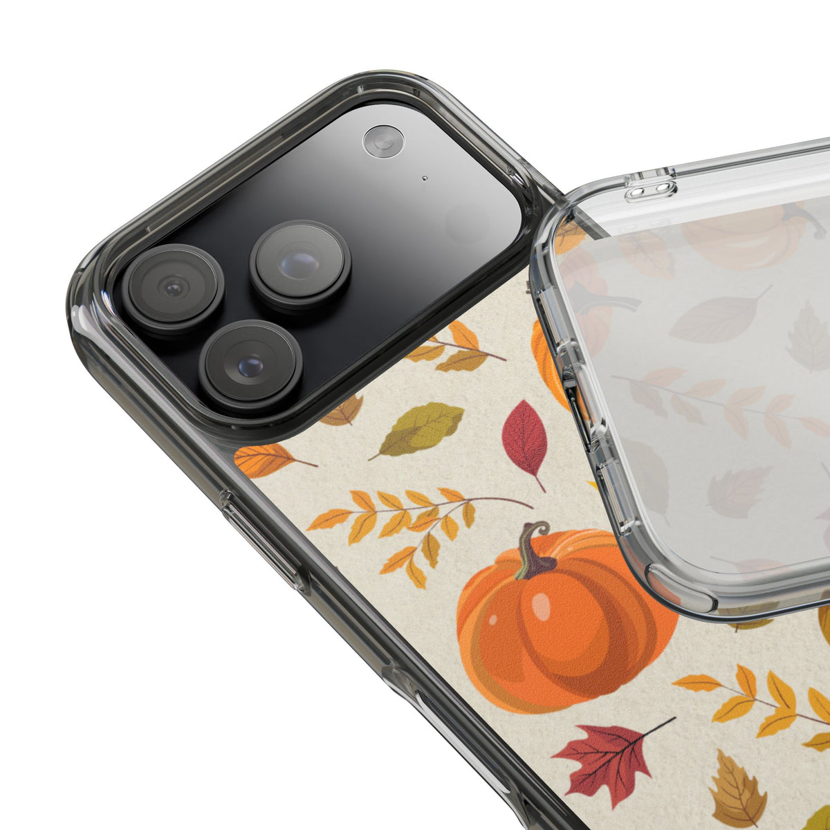 Clear Phone Case – Falling for Pumpkin