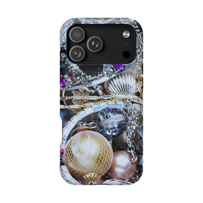 Impact-Resistant Phone Case – Chrome Jewel