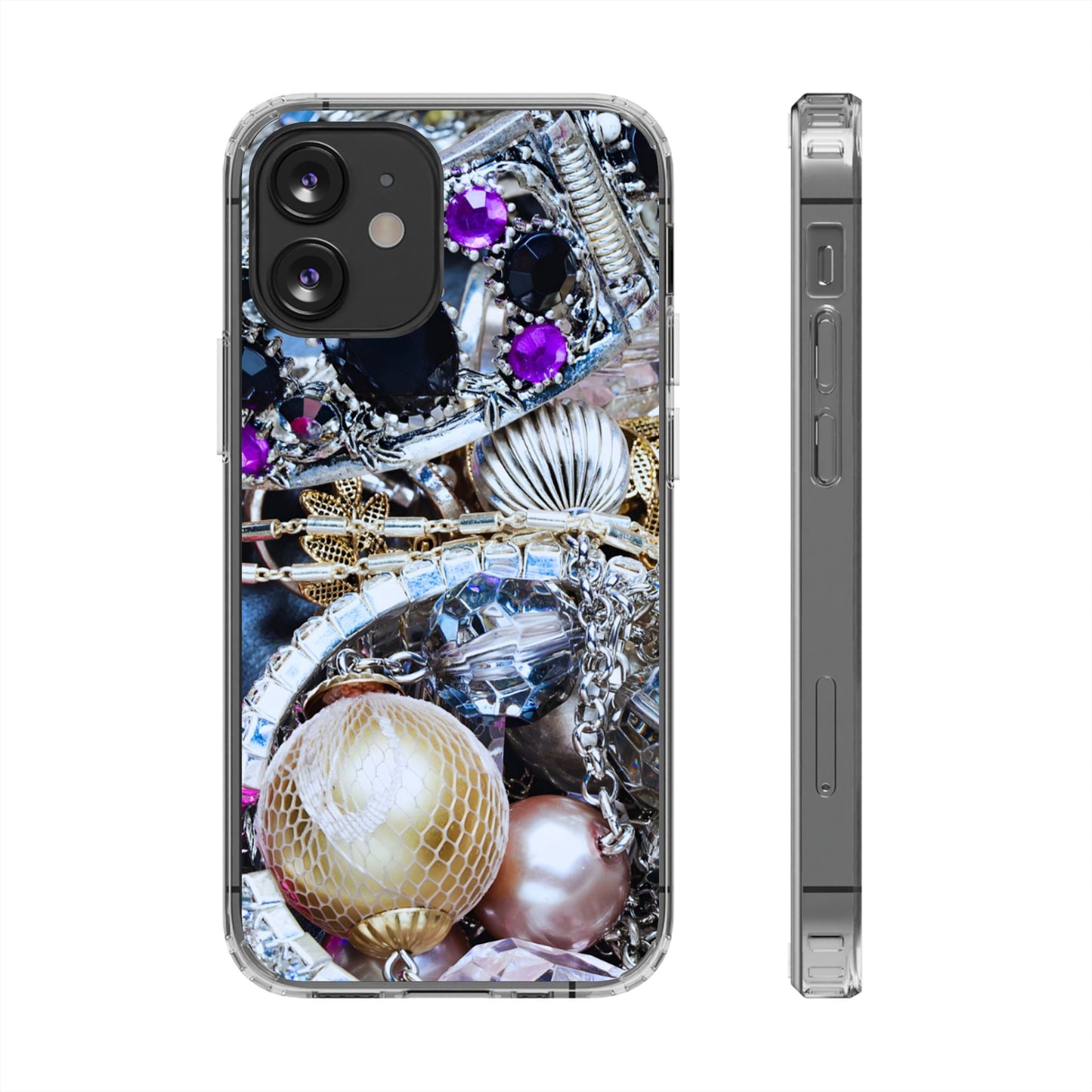 Clear Phone Case – Chrome Jewel
