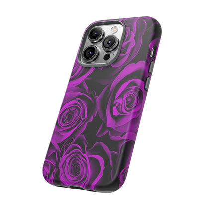 Protective Phone Case – Amethyst Roses