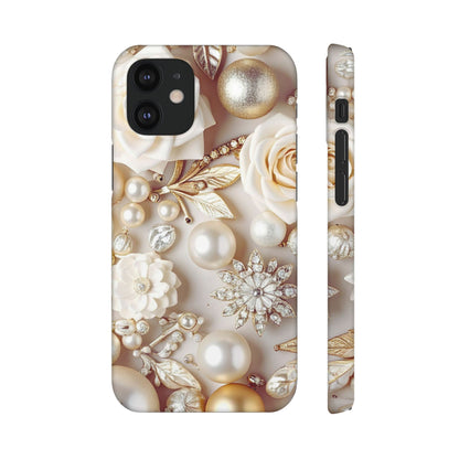 Snap Phone Case – Ivory Opulence