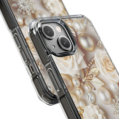 Clear Magnetic Phone Case – Ivory Opulence
