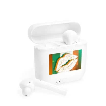 Wireless Earbuds – Irish Lip St. Patrick’s Day Design