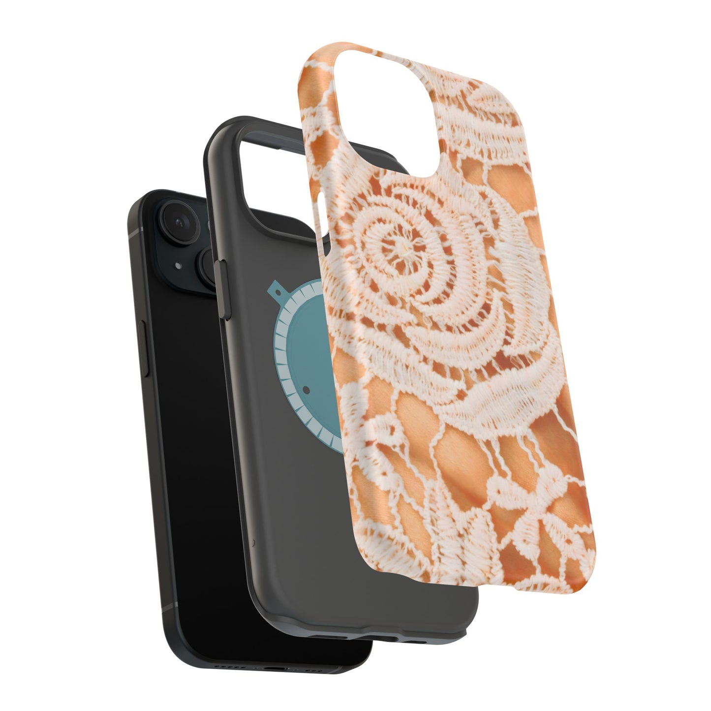 Wireless-Charging Compatible Case – Vintage Veil