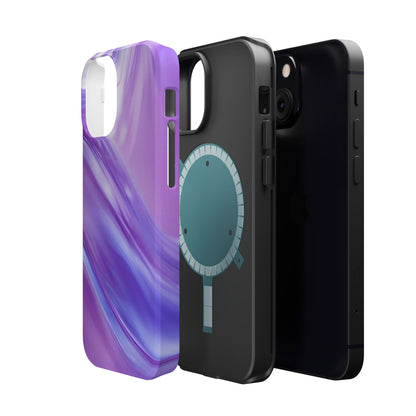 Wireless-Charging Compatible Case – Lavender Wave