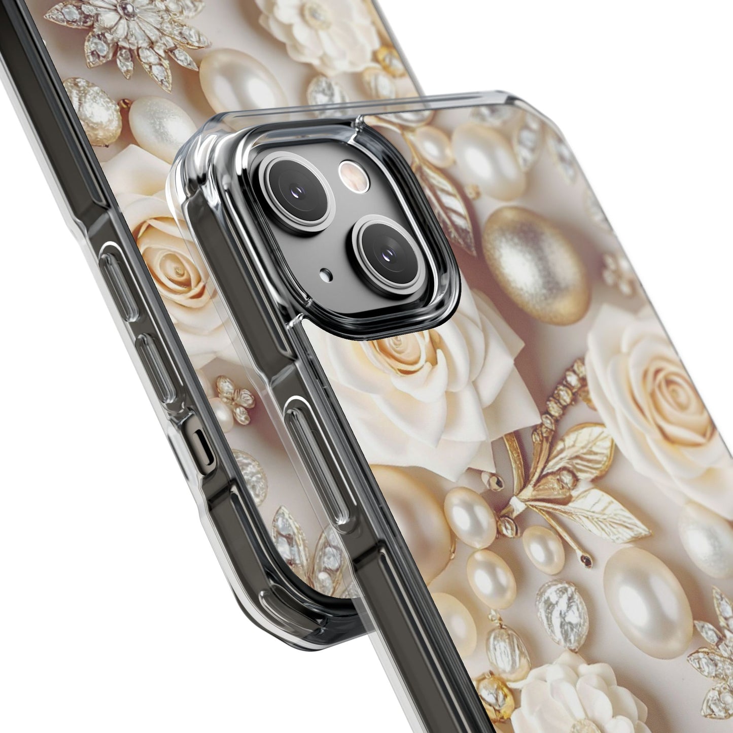 Clear Magnetic Phone Case – Ivory Opulence
