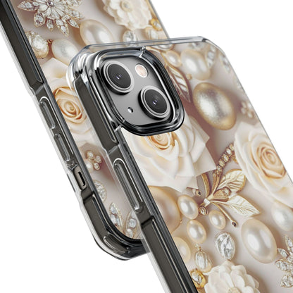 Clear Magnetic Phone Case – Ivory Opulence