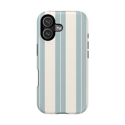 Wireless-Charging Compatible Case – Coastal Stripe