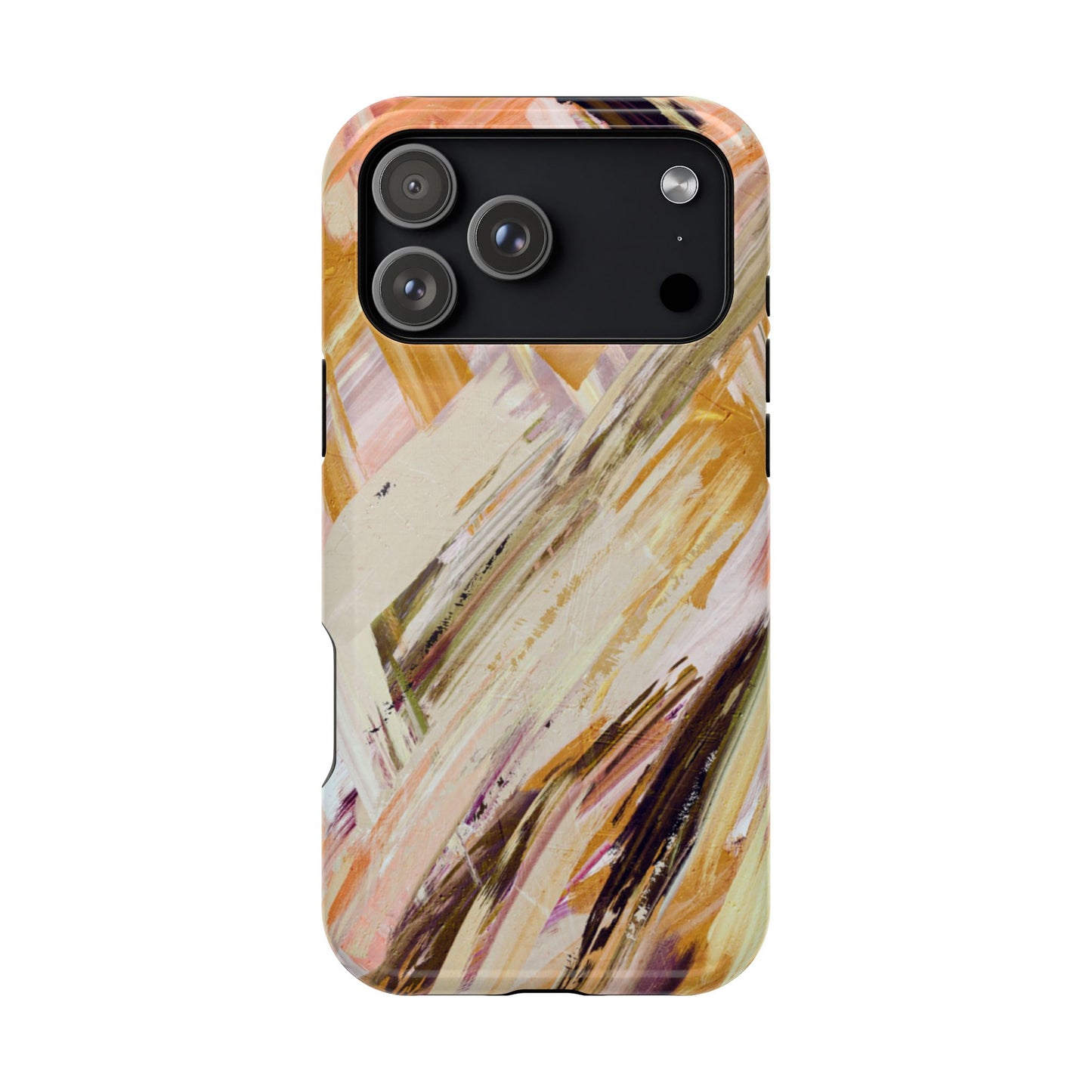 Wireless-Charging Compatible Case – Brush & Bronze