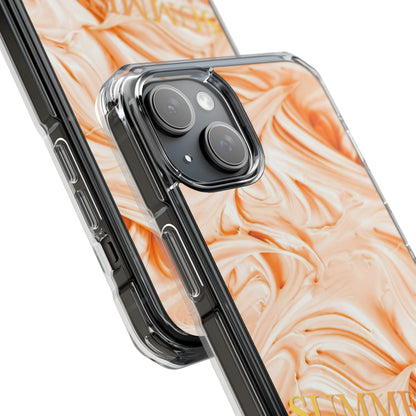 Clear Phone Case – Peach Sorbet