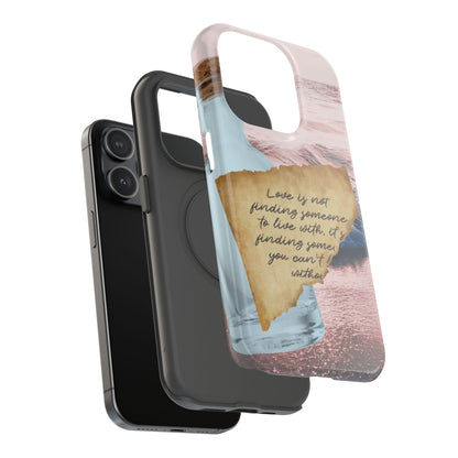 Impact-Resistant Phone Case – Written in the Tide – Compatible with iPhone 11–17 & Samsung Galaxy S22–S26 Series