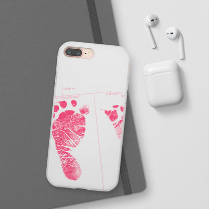 Flexi Case – Mom’s Little Pink Footprints