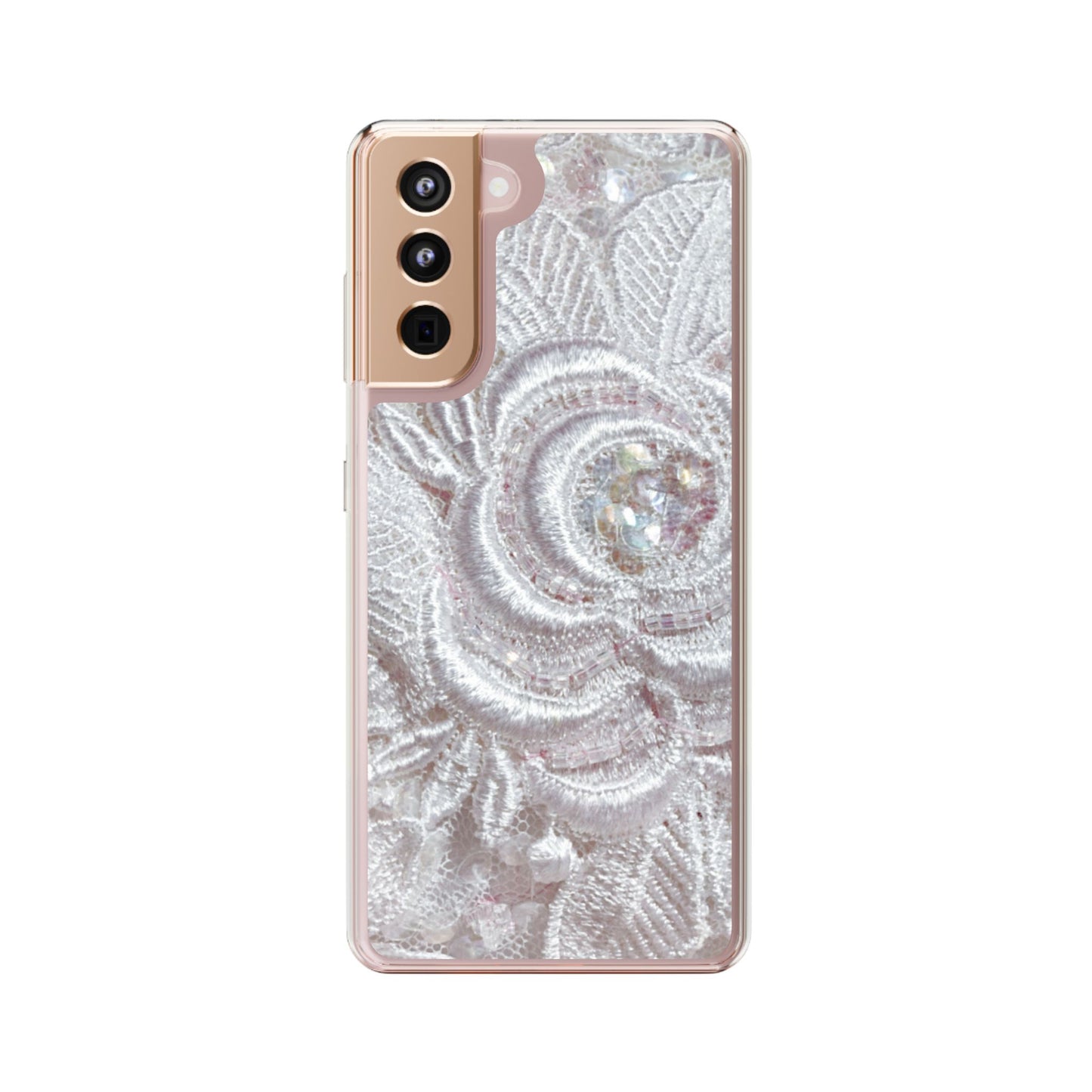 Clear Phone Case – Lace Veil