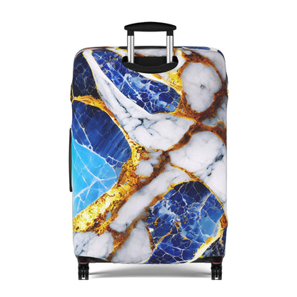 Luggage Cover – Sapphire Vein