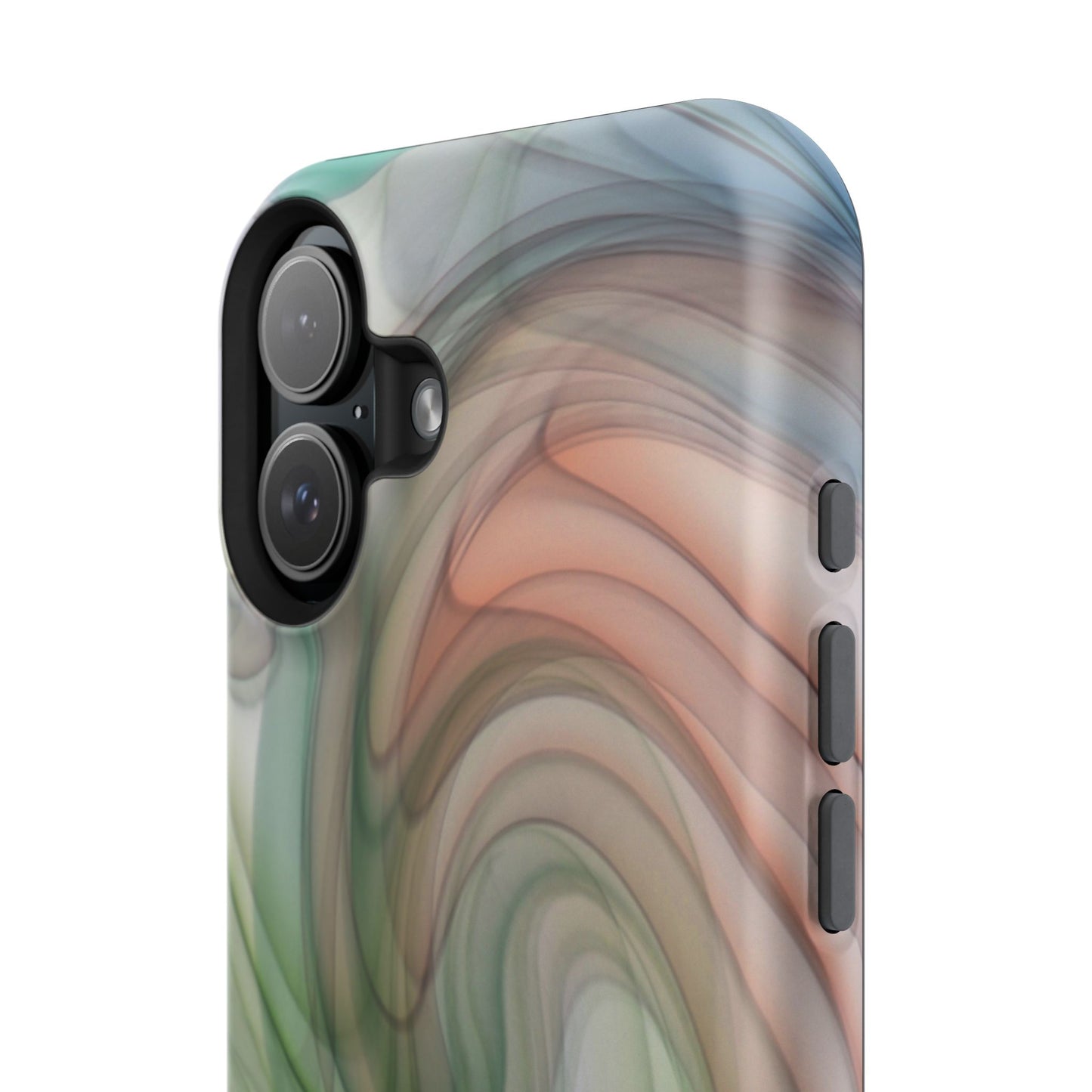 Impact-Resistant Phone Case – Marble Flow