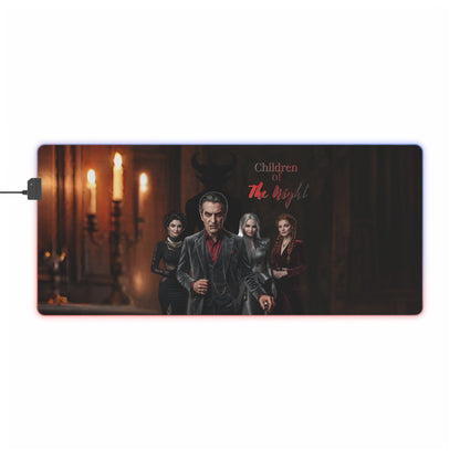 Gaming LED Desk Mat – Dark Dynasty