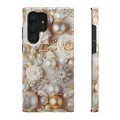Impact-Resistant Phone Case – Ivory Opulence