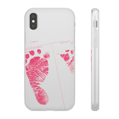 Flexi Case – Mom’s Little Pink Footprints