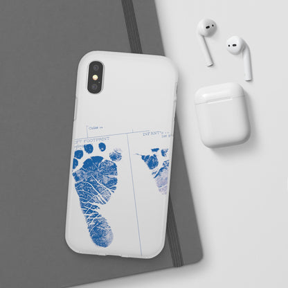 Flexi Case – Mom’s Little Blue Footprints