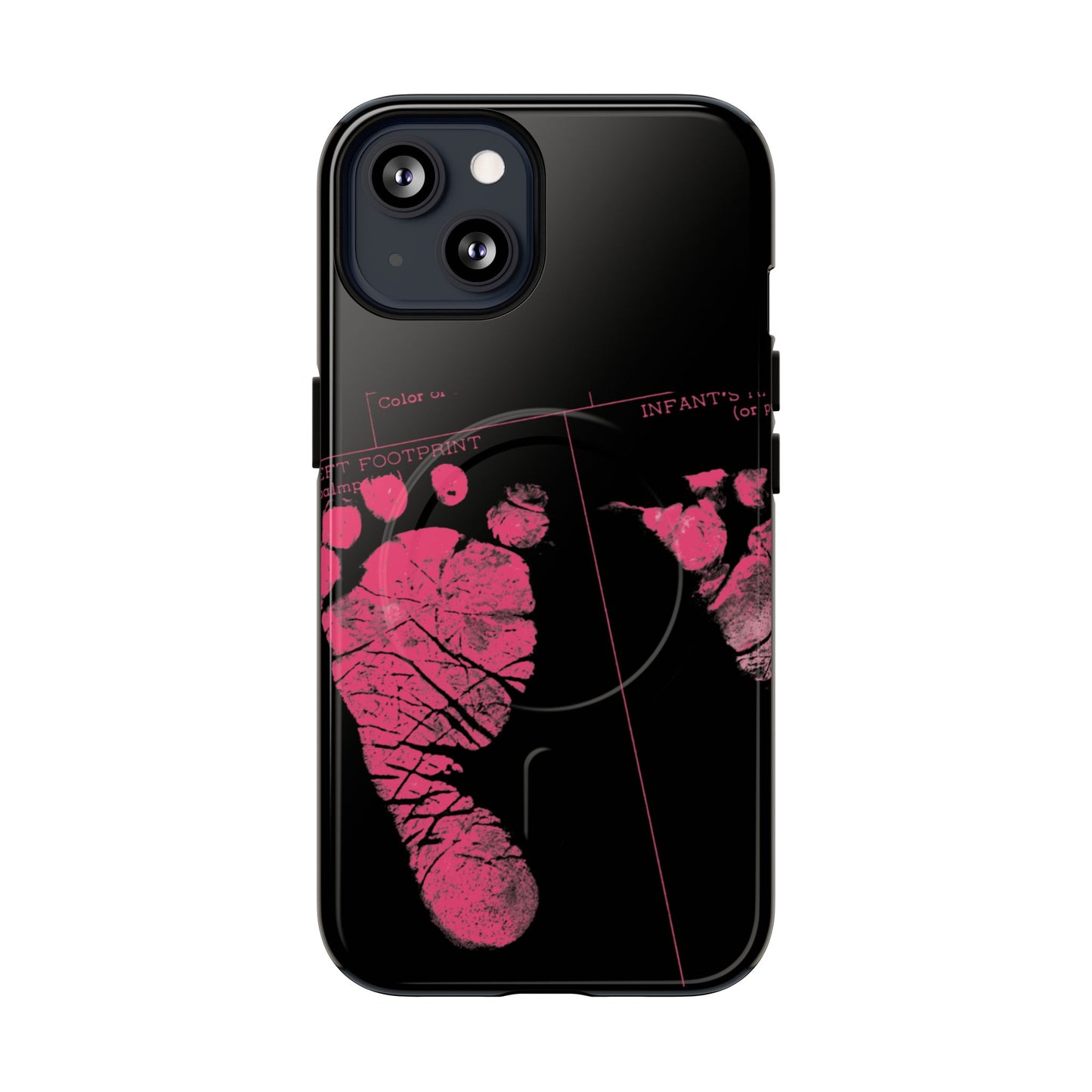 Protective Magnetic Phone Case – Mom’s Little Pink Footprints