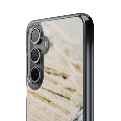 Clear Phone Case – Woven Warmth