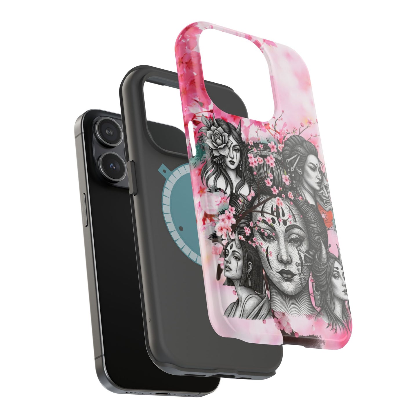 Wireless-Charging Compatible Case – Blossom & Thorn