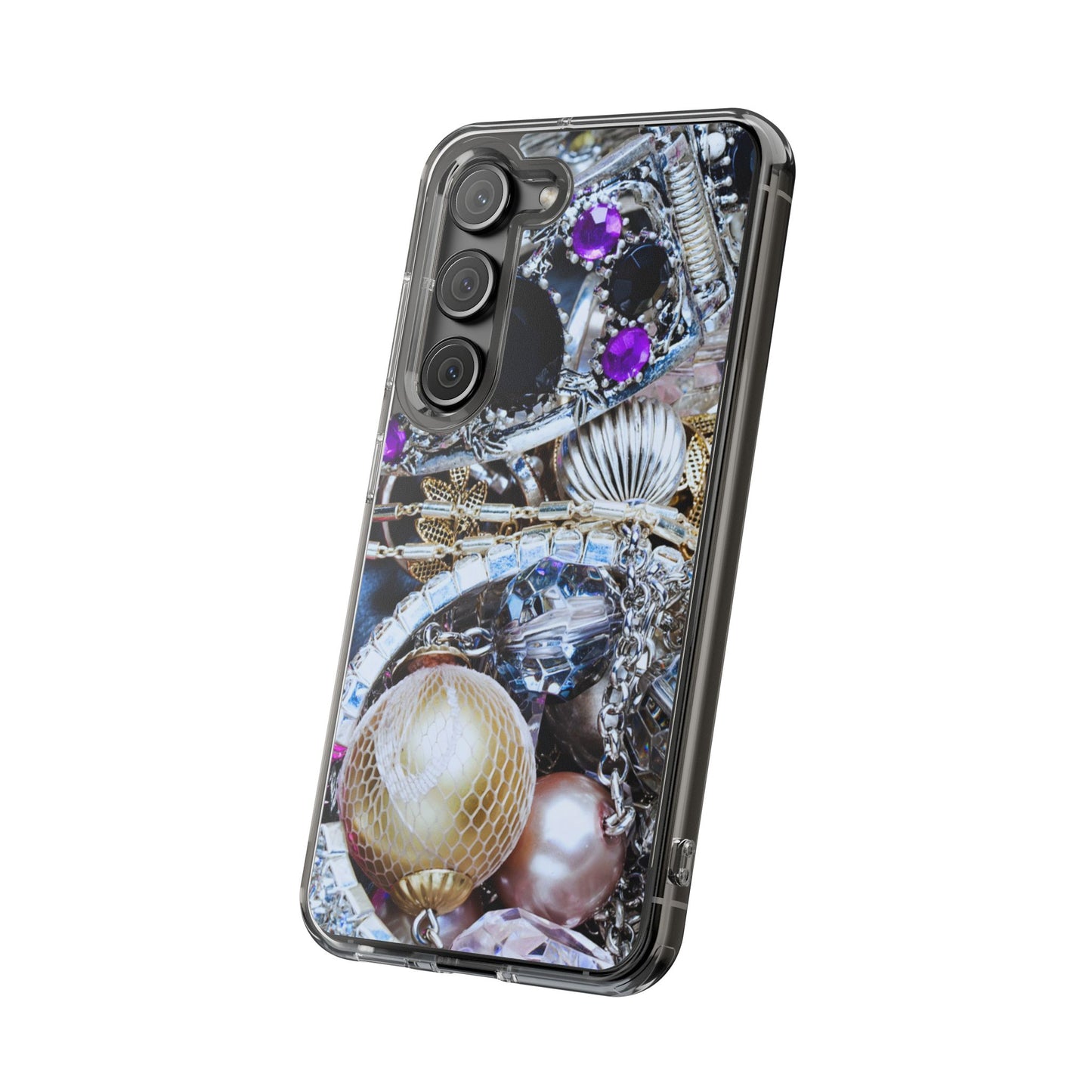 Clear Phone Case – Chrome Jewel