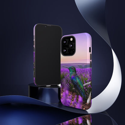 Protective Phone Case – Hummingbird Reverie