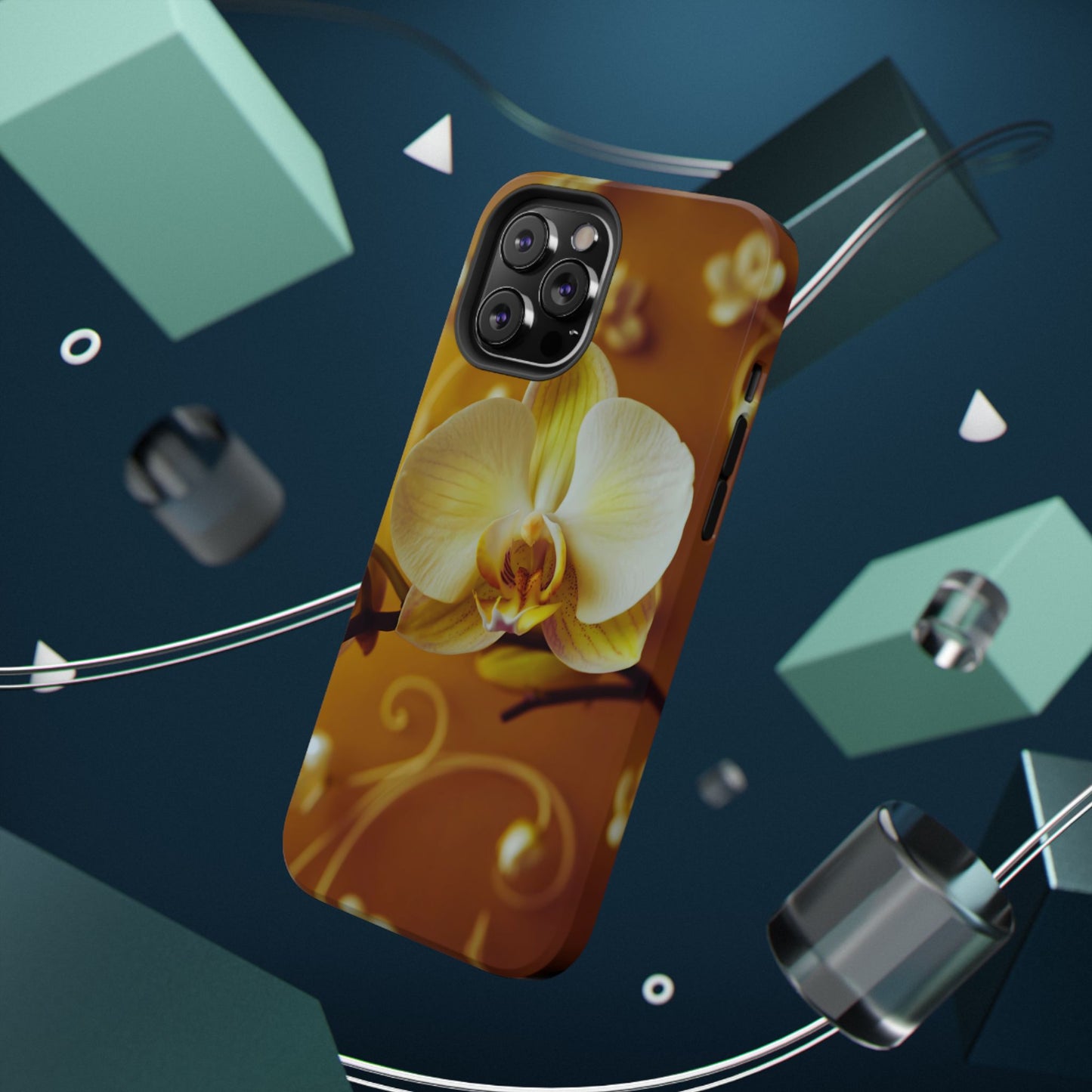 Protective Phone Case – Amber Orchid