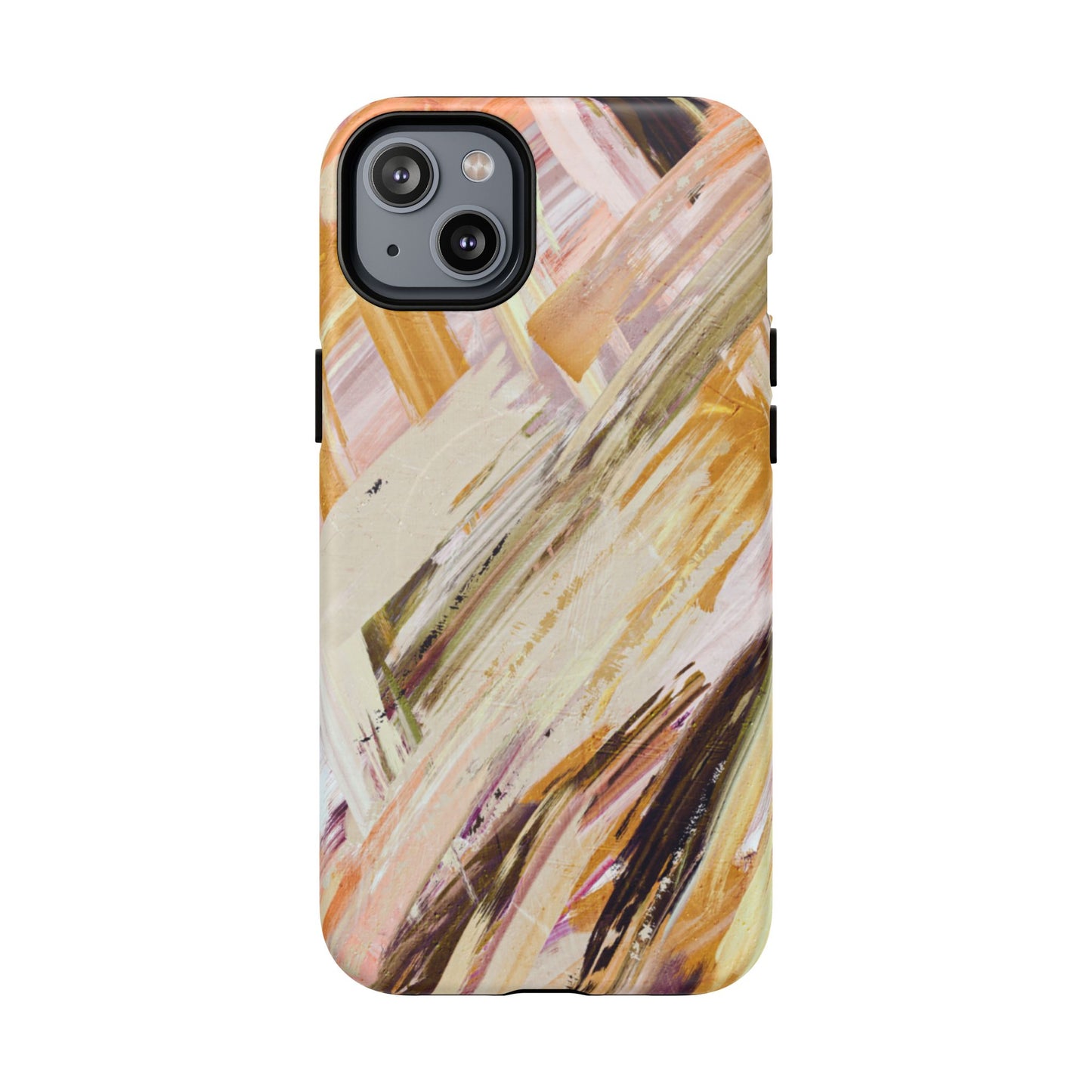 Protective Magnetic Phone Case – Brush & Bronze