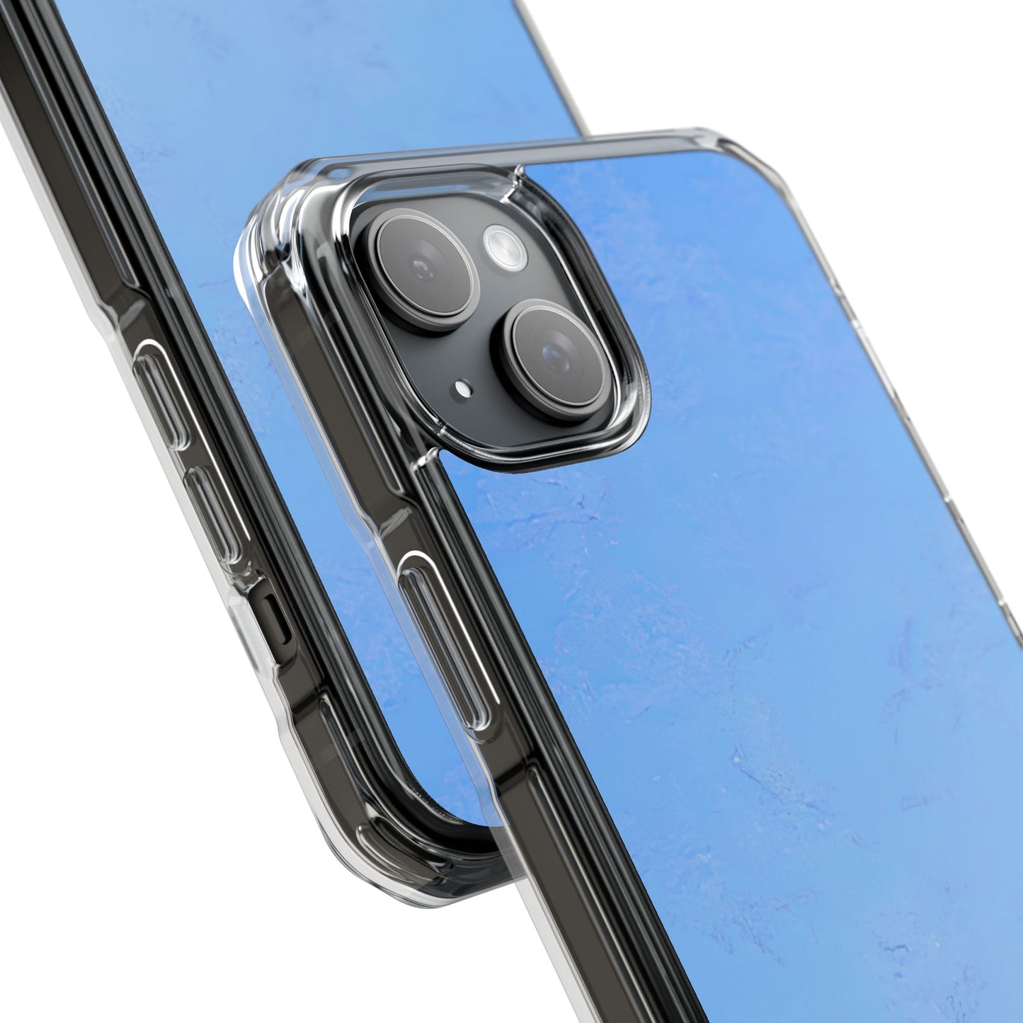 Clear Magnetic Phone Case – Azure Fade