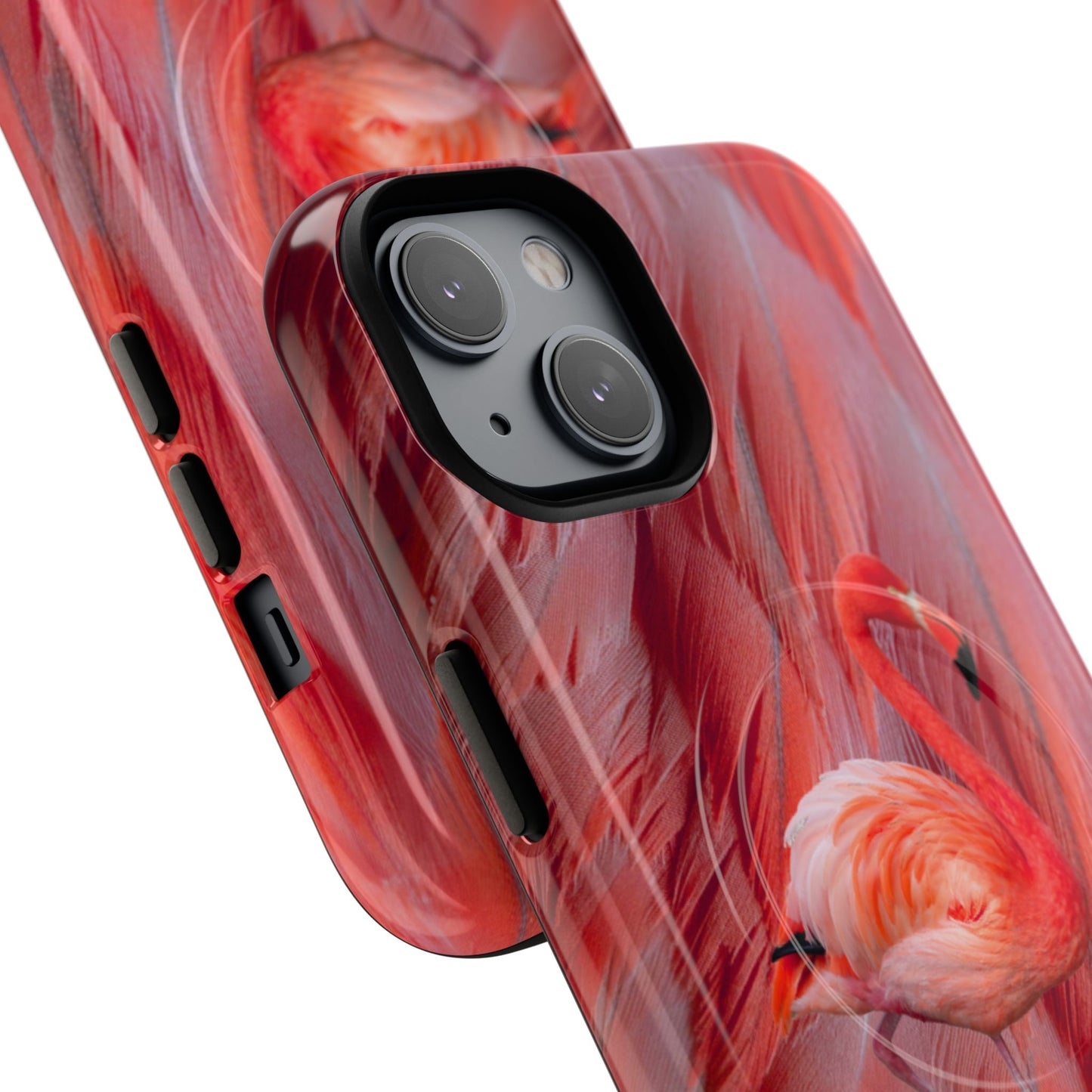 Protective Magnetic Phone Case – Scarlet Plume