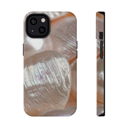 Impact-Resistant Phone Case – Blush Pearl