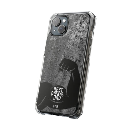 Clear Magnetic Phone Case – Best Dad Ever