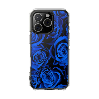Clear Magnetic Phone Case – Midnight Bloom