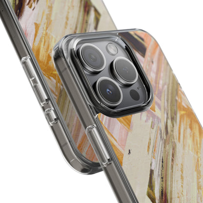 Clear Phone Case – Brush & Bronze