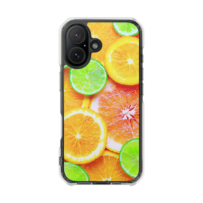 Clear Magnetic Phone Case – Sunkissed Citrus