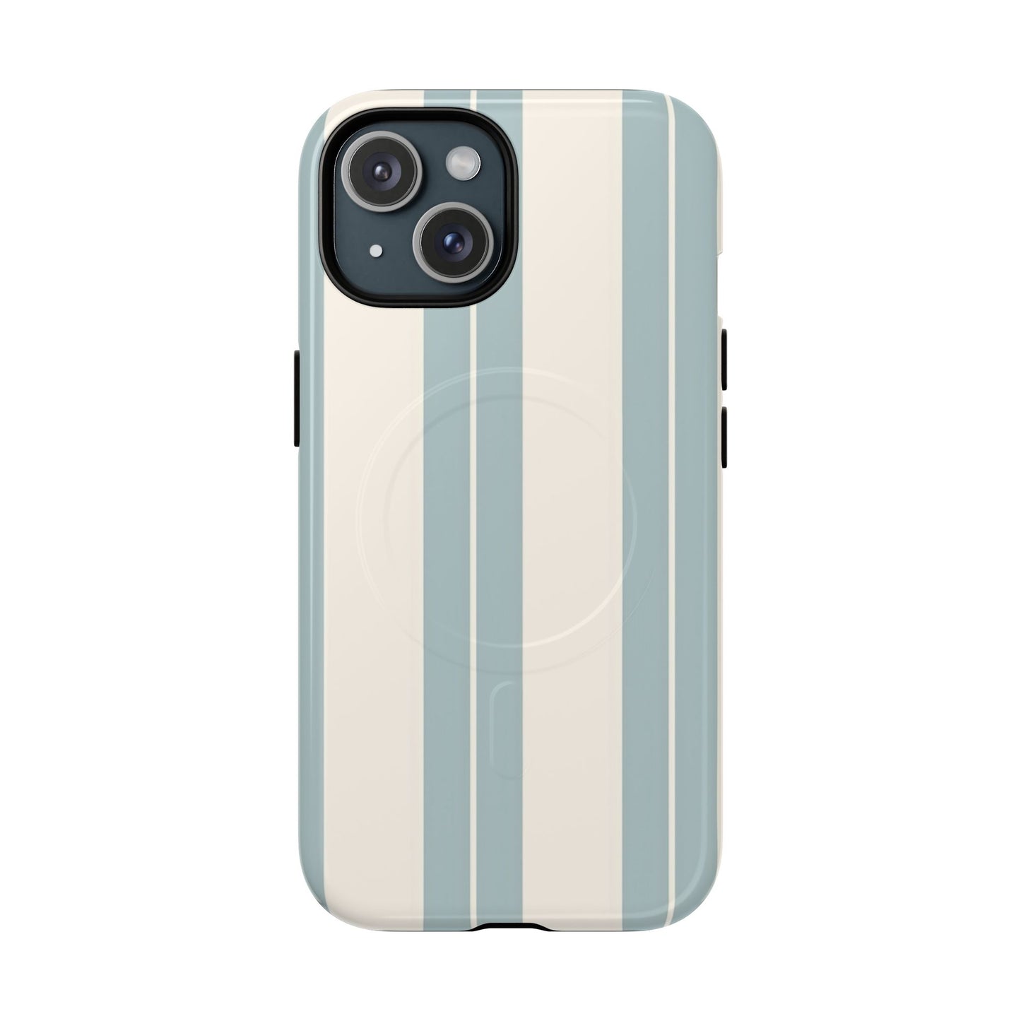 Protective Magnetic Phone Case - Coastal Stripe