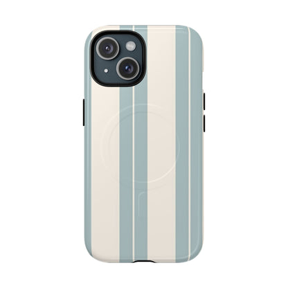 Protective Magnetic Phone Case - Coastal Stripe