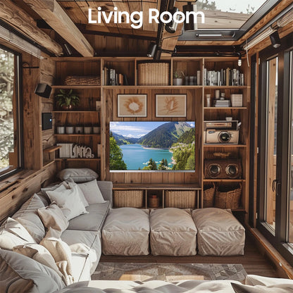 Smart RV TV, 24 Inch Android TV with Built-In DVD Player, 12 Volt TV for RV Camper, 1080P FHD, APP Store, Wifi Bluetooth, 2 HDMI & 2 USB, AC/DC Powered (Limo Series)