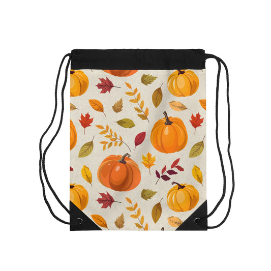 Drawstring Bag – Falling for Pumpkin