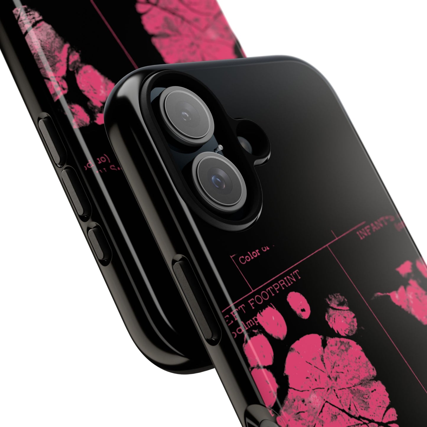 Protective Phone Case – Mom’s Little Pink Footprints