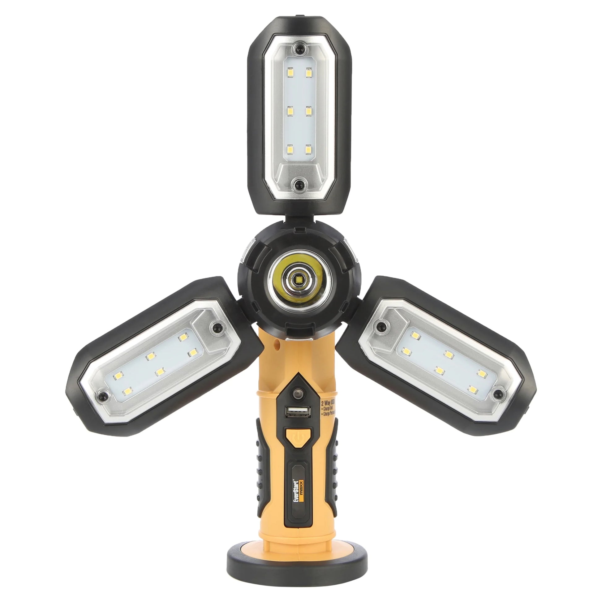 1000 Lumen LED Portable Folding Work Light W/ Magnetic Base, USB Power