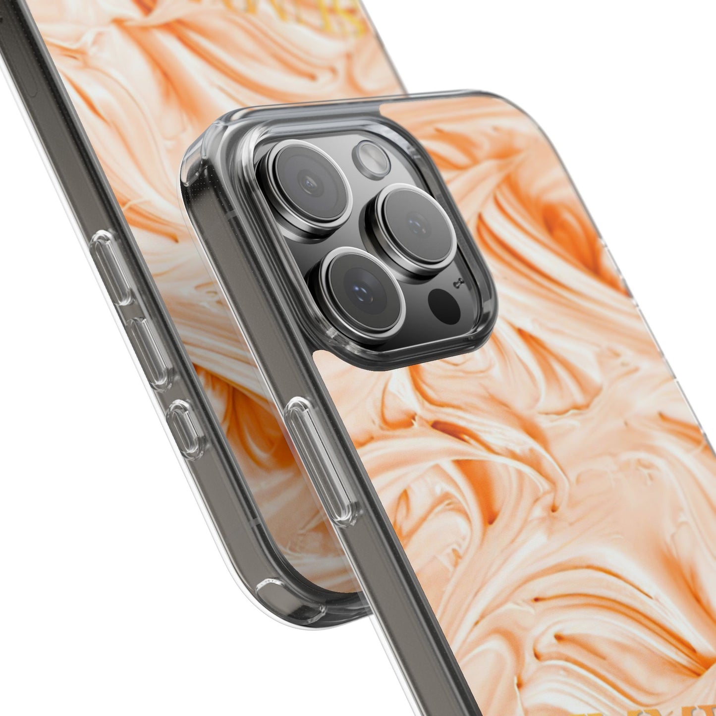 Clear Phone Case – Peach Sorbet