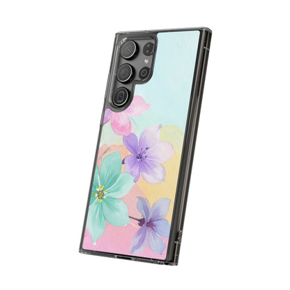 Clear Phone Case – Water Petal
